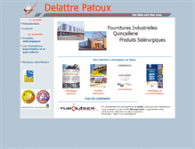 Tablet Screenshot of delattre-patoux.fr